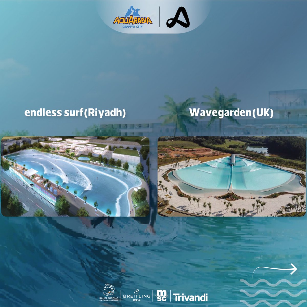 SaudiSurfing's tweet image. وأخيرًا صار الحلم واقع! 🔥🌊
أمواج Endless Surf وصلت أدرينا وأكواريبيا

الحلم اللي كنا نحلم فيه… صار هنا 😎

Finally, the dream is real! 🔥🌊
Endless Surf is now at Adrena &amp;amp; Aquarabia

What we dreamed of… is finally here 😎

#EndlessSurf #SurfTech #WavePools #SurfVibes #موج