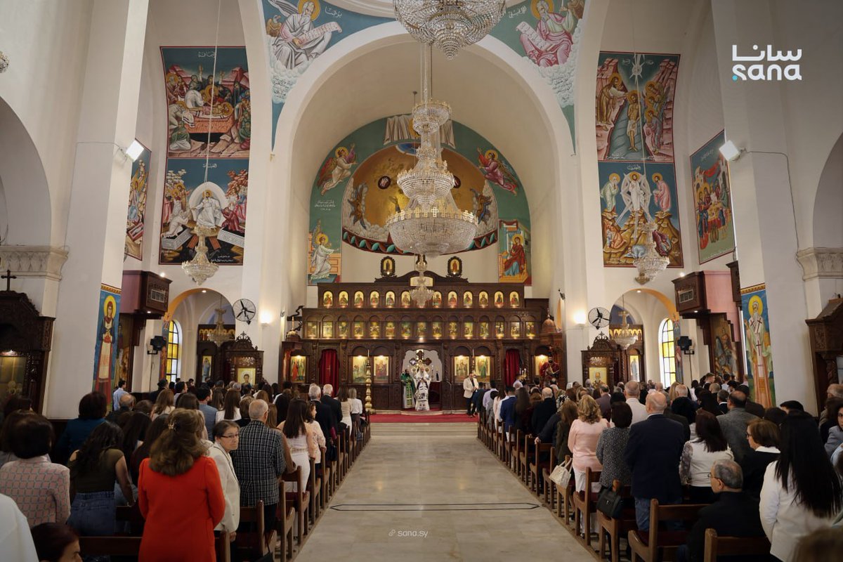 SANAEnOfficial's tweet image. Western-calendar Christians in Syria hold Easter prayers and Masses across the country
#Western_calendar
#Christians
#syria