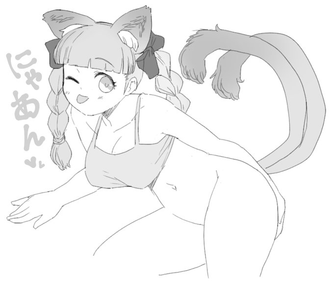 セクシーお燐ちゃんお絵かき 