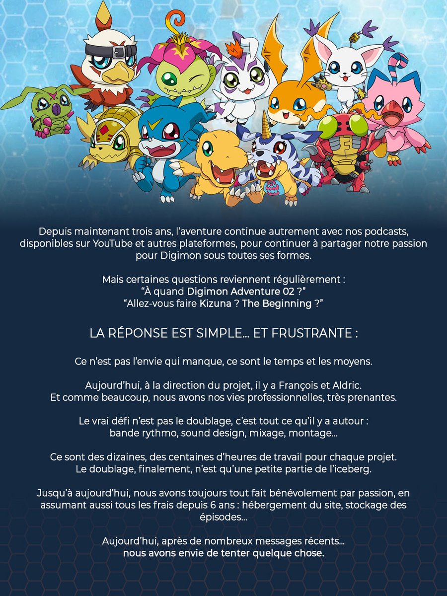 Digimon Adventure Fandub Project tweet media