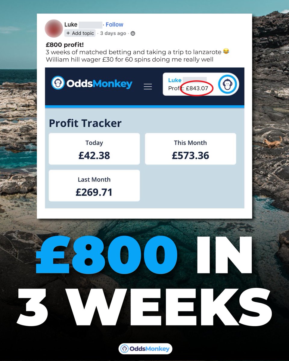 OddsMonkey tweet media