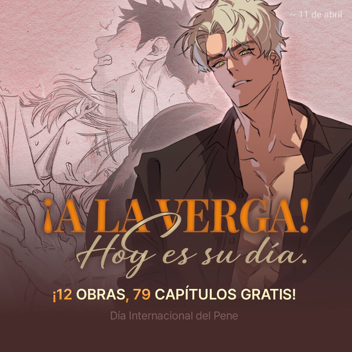Lezhin_ES's tweet image. ALV… hoy toca celebrar lo que importa 😏

📚 12 obras
🎁 79 capítulos gratis

Y tú ya sabes cómo disfrutarlo 👀🔥

🍆 buff.ly/laYmOEF

#LezhinES #Lezhin #Gratis