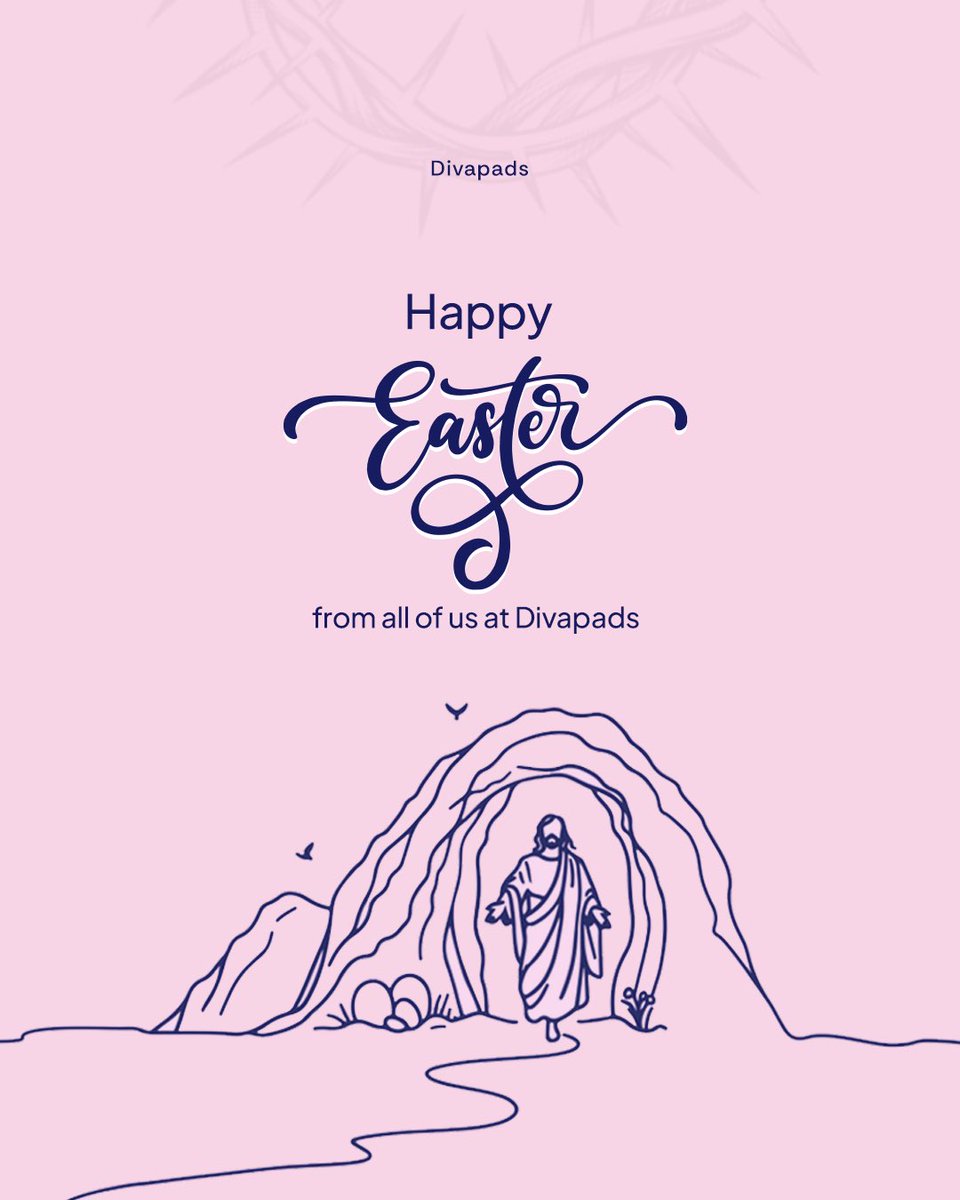 DivaPads's tweet photo. A gentle reminder of hope, renewal, and grace. Wishing you a peaceful and joyful Easter. ✝️🎊 https://t.co/DHhjprVnDx