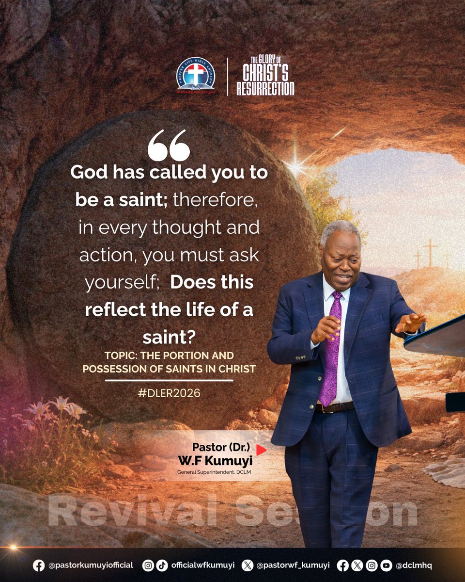 dclmhq's tweet photo. Excerpts from Pastor Kumuyi's message on The Portion and Possession of Saints in Christ.
#DLER2026 https://t.co/xThQmHUPtZ