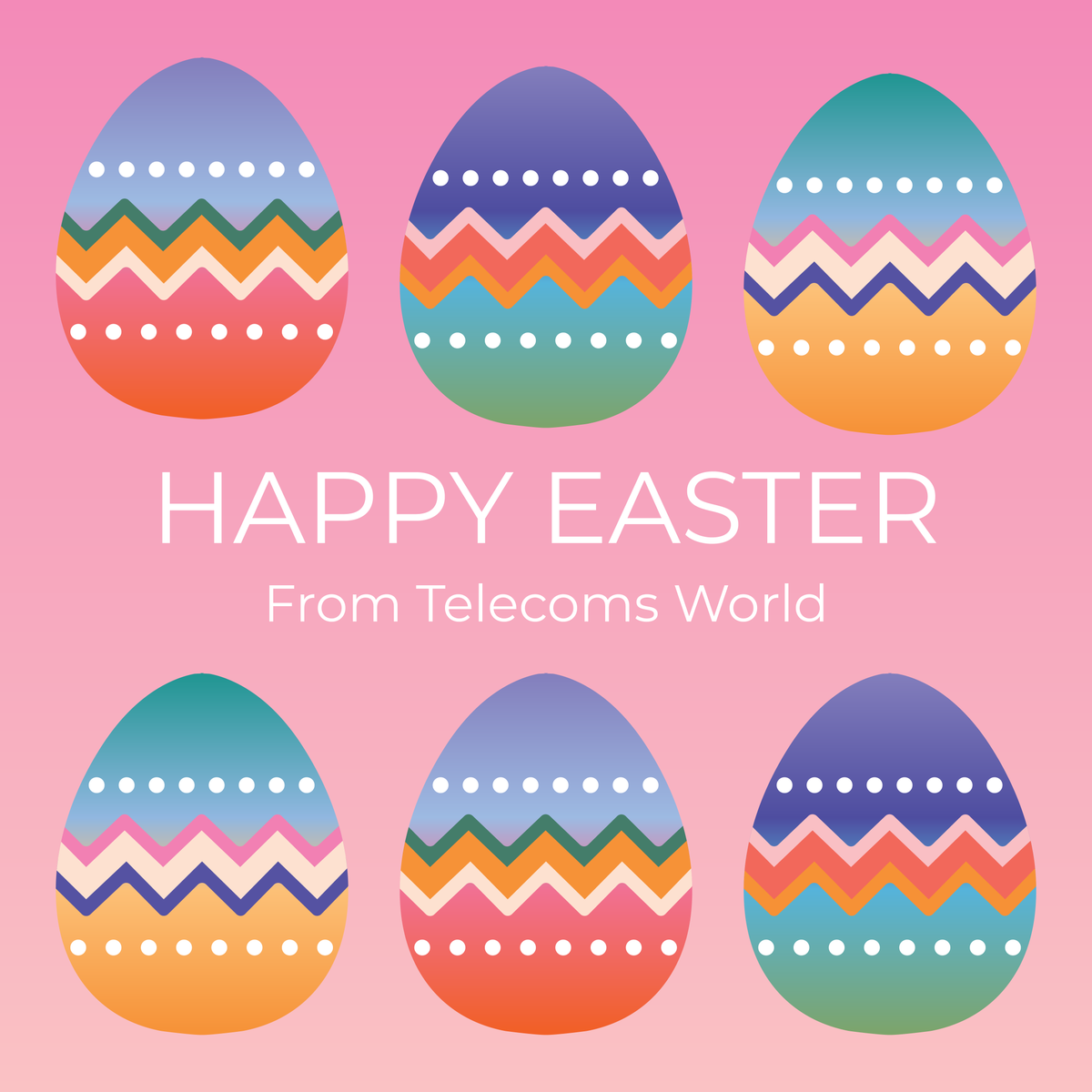 Telecomsworld's tweet photo. Happy Easter from Telecoms World!🐣

Here’s to strong signals, seamless connections, and a season full of joy and new beginnings. 🌸✨

#HappyEaster #ConnectedWorld #Telecomsworld https://t.co/XJa9Cc3zW9