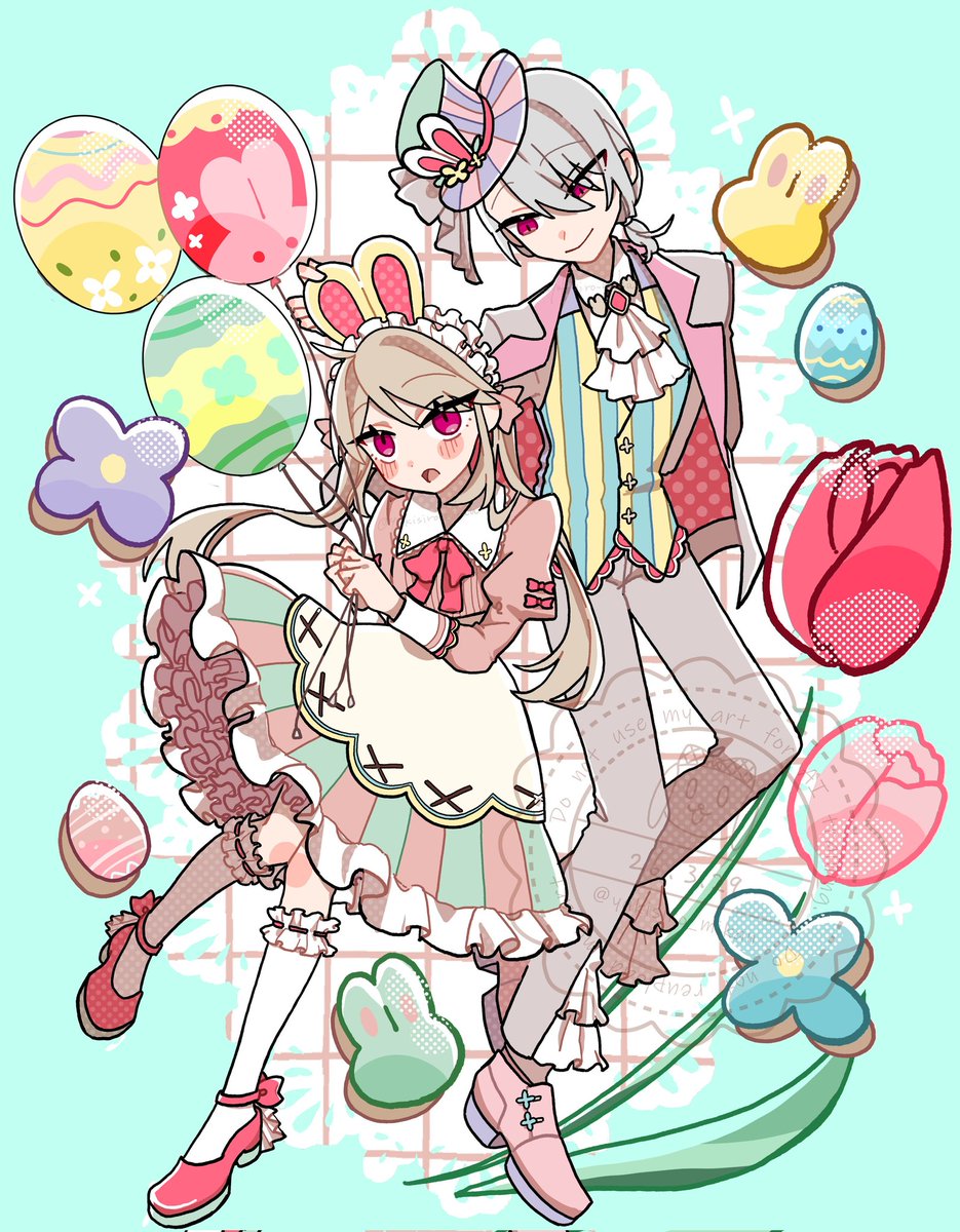💐🥚イースターの絵🎀☕
