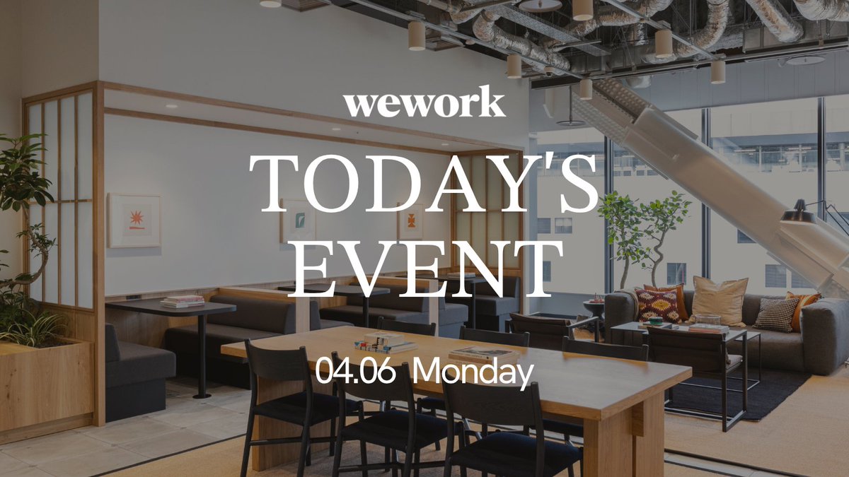 WeWork Japan tweet media