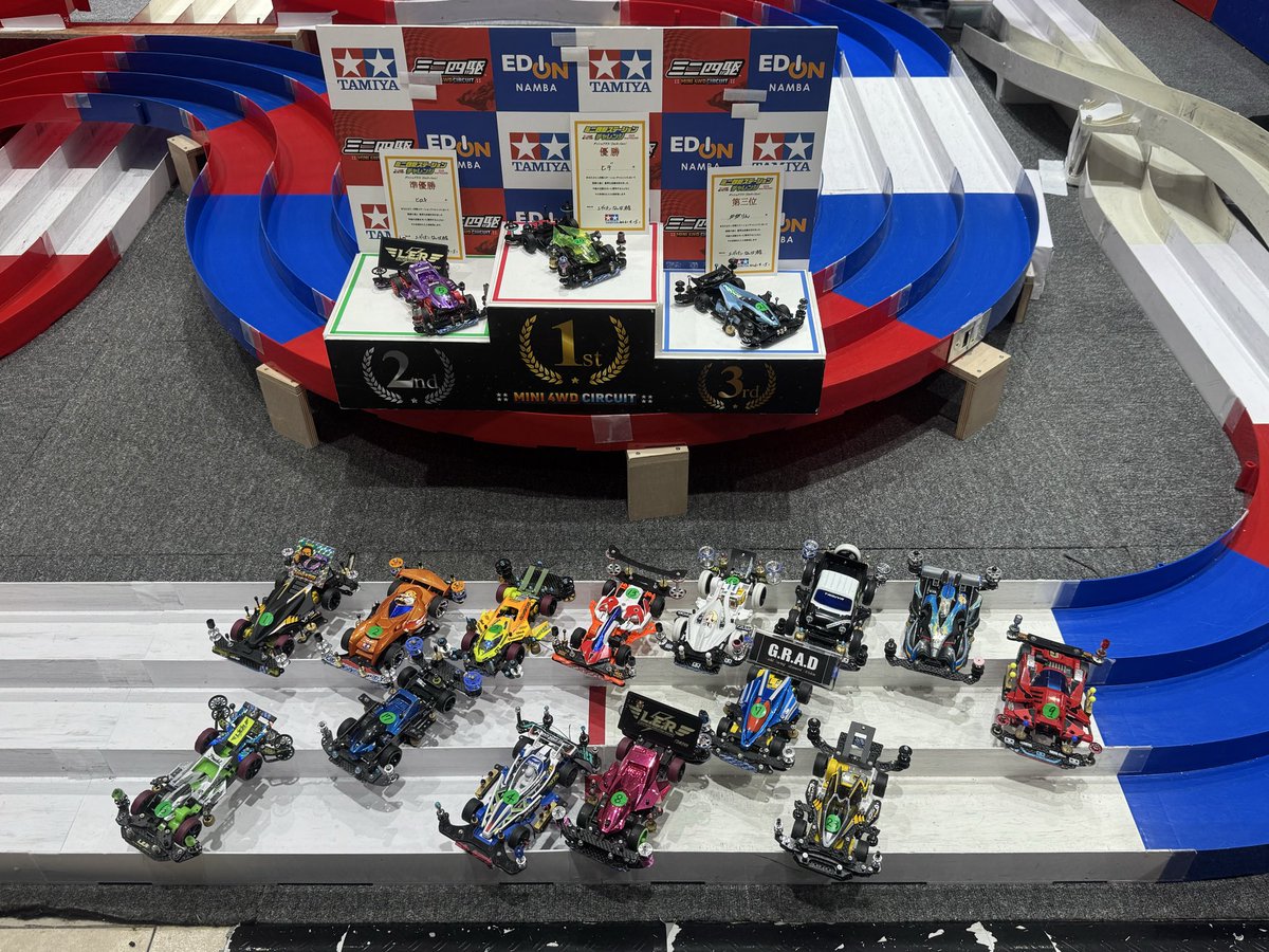 エディオンなんばのステチャレvol.2片軸で準優勝🥈でした！MCのアンレディさん、運営とレーサーの皆様一日ありがとうございました😊