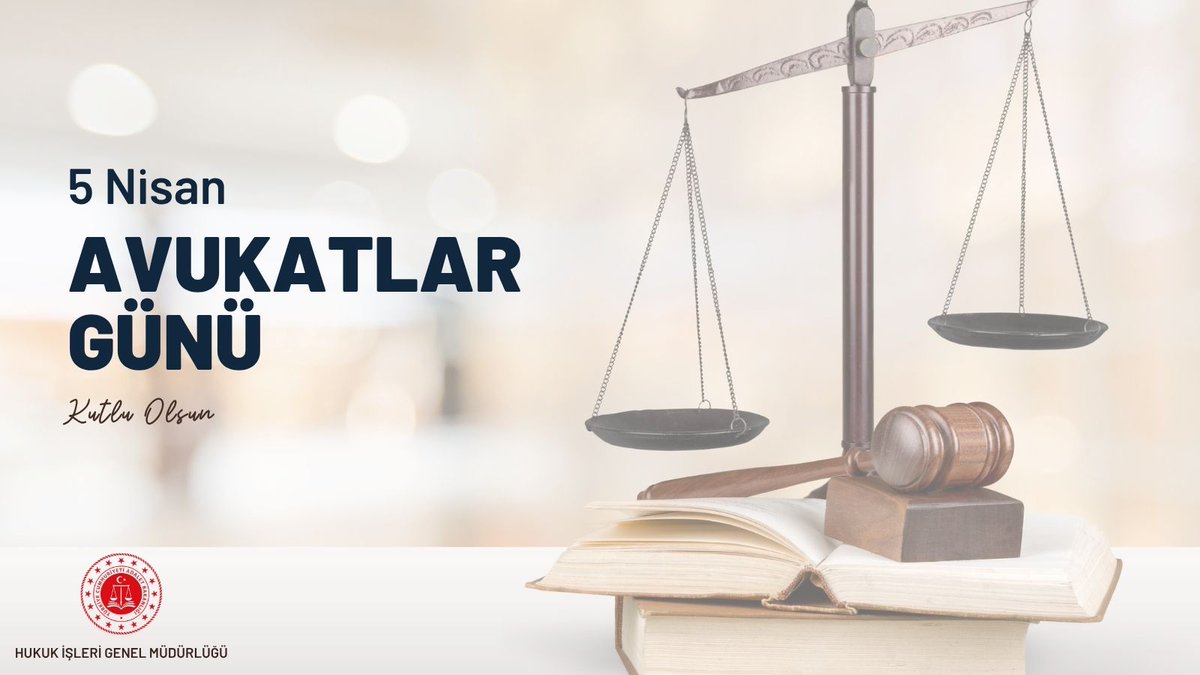 T.C. Adalet Bakanlığı Hukuk İşleri Genel Müdürlüğü tweet media