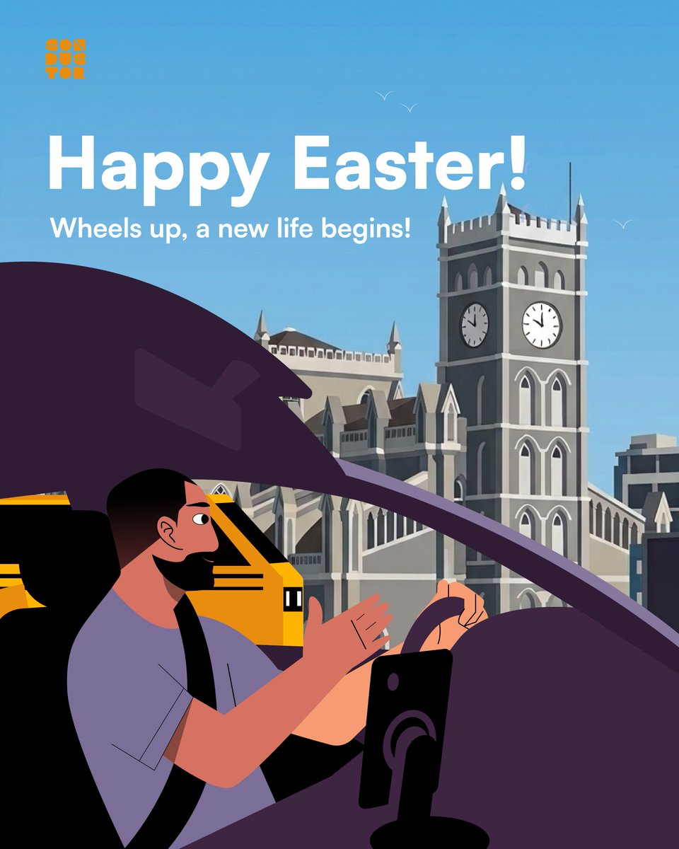 conductorng_'s tweet photo. This Easter, we’re reminded that every journey holds the promise of something new.

As the season of renewal unfolds, we celebrate fresh starts, safe travels, and the connections that bring us closer to the places we love.

Happy Easter 🌿🐣

#ConductorNG
#PlannedCommute https://t.co/KUhIrkW75a