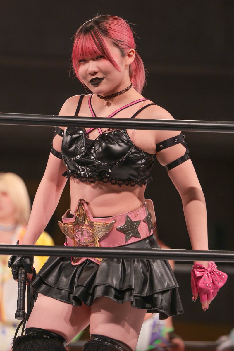 rinrinsky's tweet image. チケット買ったの遅かったので正直見づらい席でしたが好きな選手は執念で撮ります。二日続けて吏南さんの試合を見ることができて幸せでした。

2026.4.5 スターダム浜松大会@アクトシティ浜松 展示イベホール
#吏南
#HATE
#STARDOM