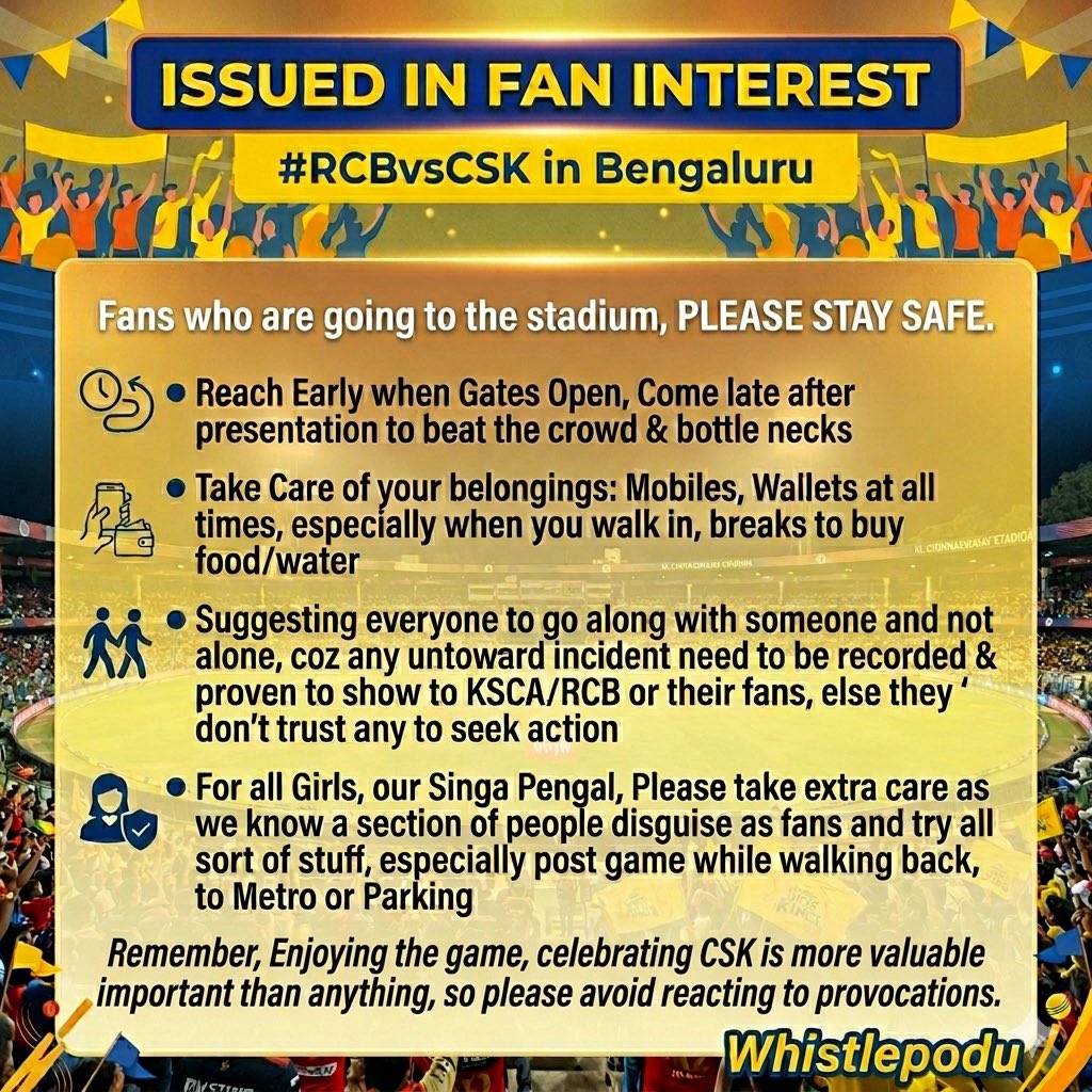 WhistlePodu Army ® - CSK Fan Club tweet media