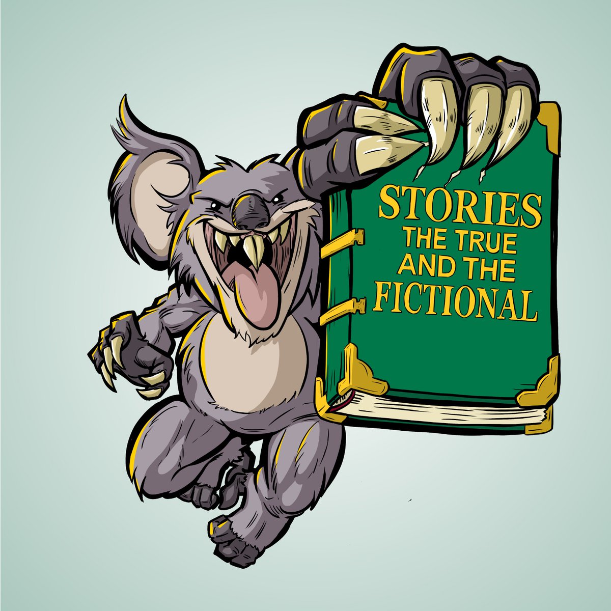 Stories_ttatf's tweet photo. We present to you our new logo. Shout out to the talented @cartooncrumbs for capturing a dropbear perfectly. #indieauthorpodcast #dropbear #indiebooks #podcastlogo https://t.co/rIBySibXZQ