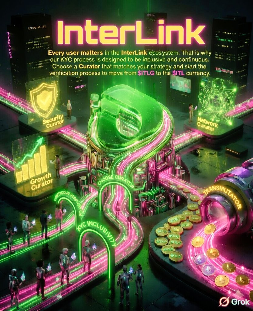Chandrakan33574's tweet photo. Every user matters in the InterLink ecosystem! Our inclusive &amp; continuous KYC makes verification seamless. Choose your Curator &amp; transform your $ITLG into $ITL.
#InterLink #ITLG #ITL https://t.co/88DPzSp1ce