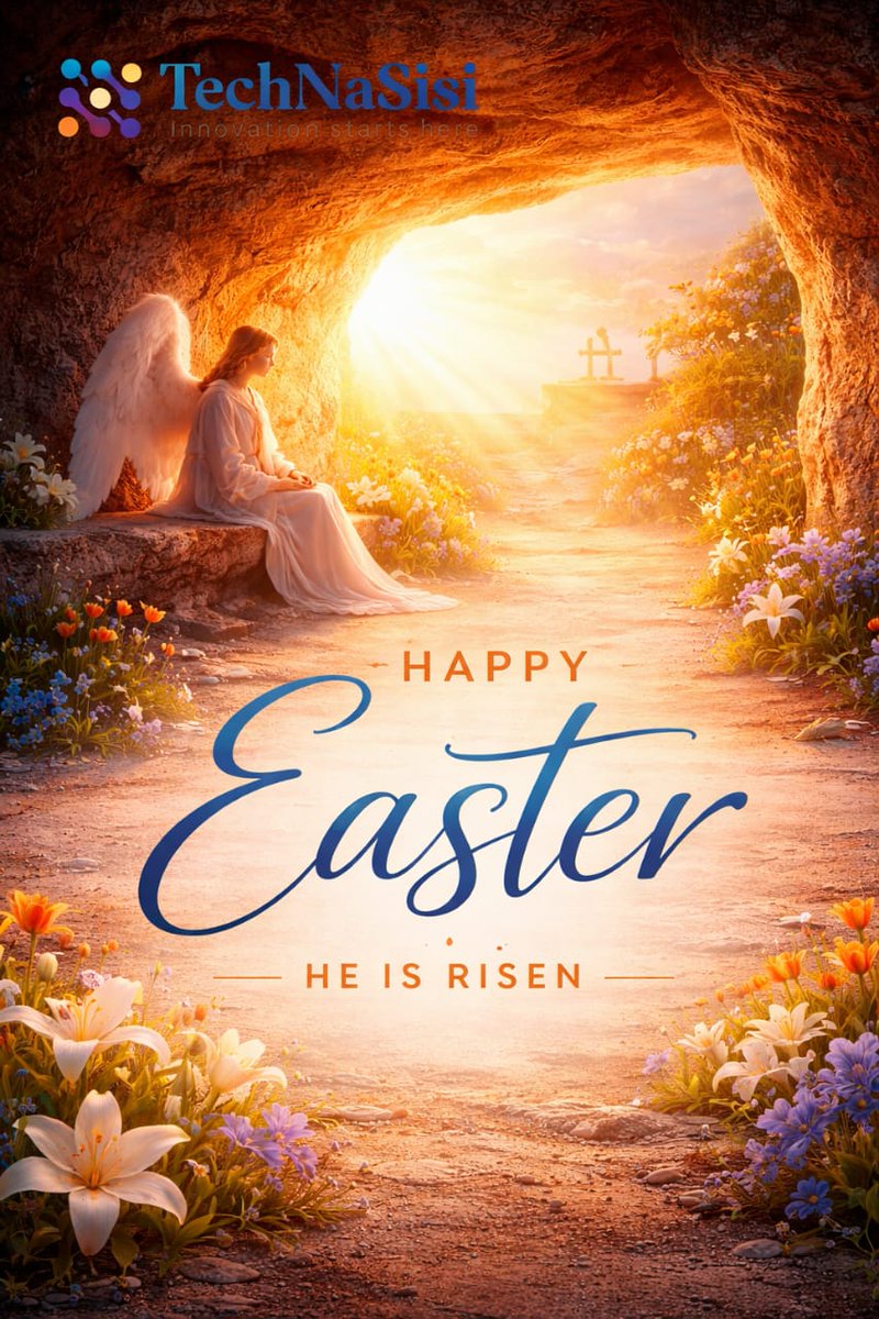 TechNaSisi's tweet photo. Wishing you a blessed Easter Sunday filled with worship, love, and heavenly peace. May the Lord's resurrection fill you with renewed strength. https://t.co/yxvV4lO0d2
