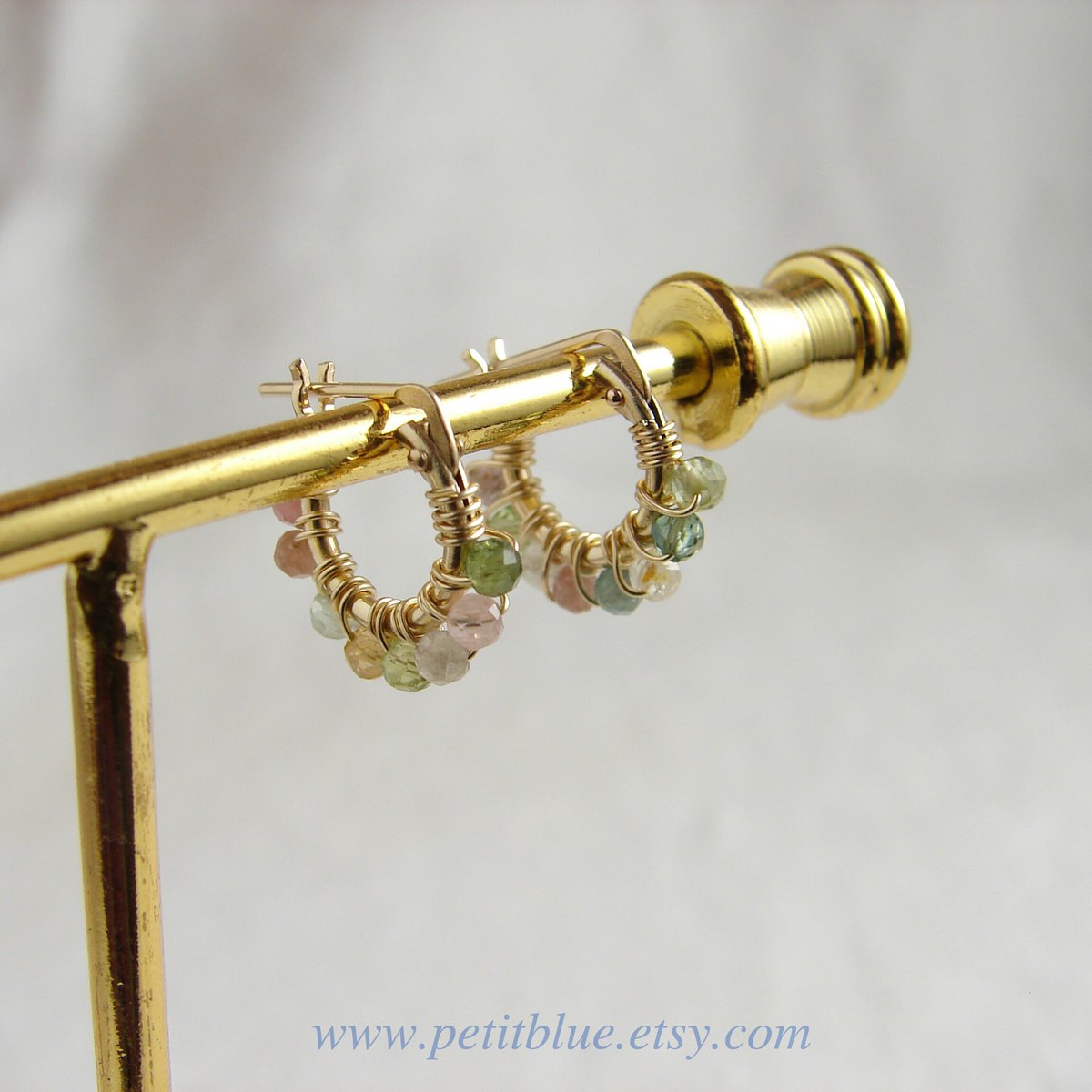 JewelryByMikako's tweet image. Tourmaline Earrings ~ Multi-Pastel Color Tourmaline ~ October Birthday Gift ~ 14K GF Hoop Earrings ~Small Wire Wrapped Hoop Earrings tuppu.net/a6a9087e  #GemstoneEarrings