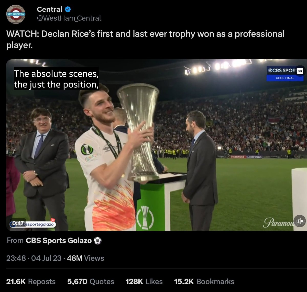 West Ham Views tweet media