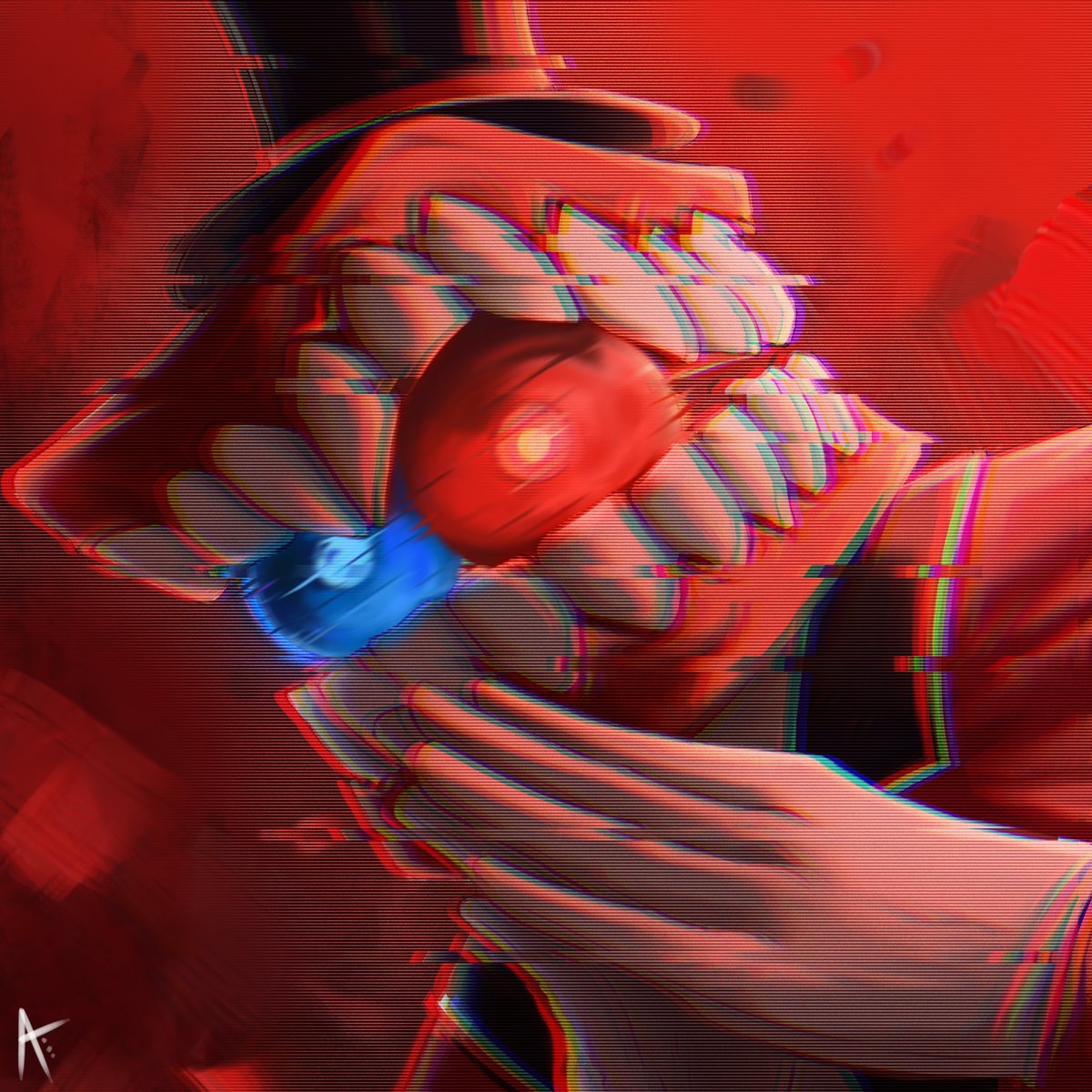 DrewmeisterErgo's tweet photo. Had lots of fun drawing Caine since episode 8! His glitching out and slightly unhinge stare down... scary redflag feels hahaha

Here's a fanart for them booth! Pomni next? haha Hope ya'll like it!

#theamazingdigitalcircus #Tadccaine #TADC https://t.co/wGKqzmCkzO