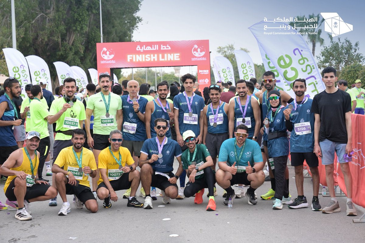 saudia_daily's tweet photo. Hosted by Royal Commission for Jubail, Jubail Industrial City Run brought together 950 runners from 35 nationalities, led by CEO Eng. Mahmoud Al-Theeb 🏃♂️🌍
#Jubail #RunningEvent #SaudiArabia #Sports #Diversity #saudiadaily https://t.co/m3S4LzriDd