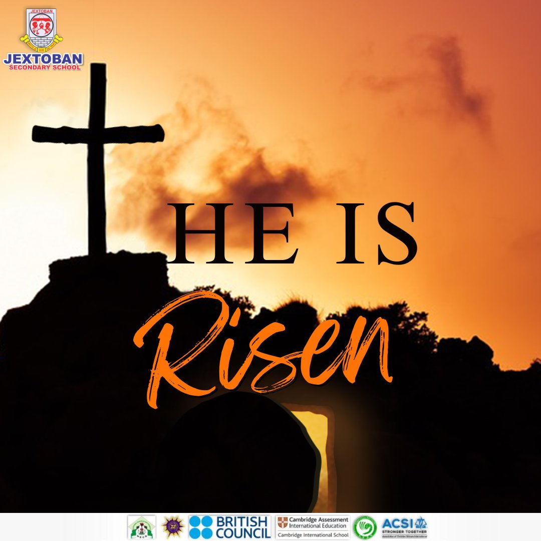 May the blessings of Christ's resurrection be evident in our lives and families.

Happy Easter!

#jextobansecondaryschool
#christianschool
#eastersunday
#resurrectionsunday
#easter