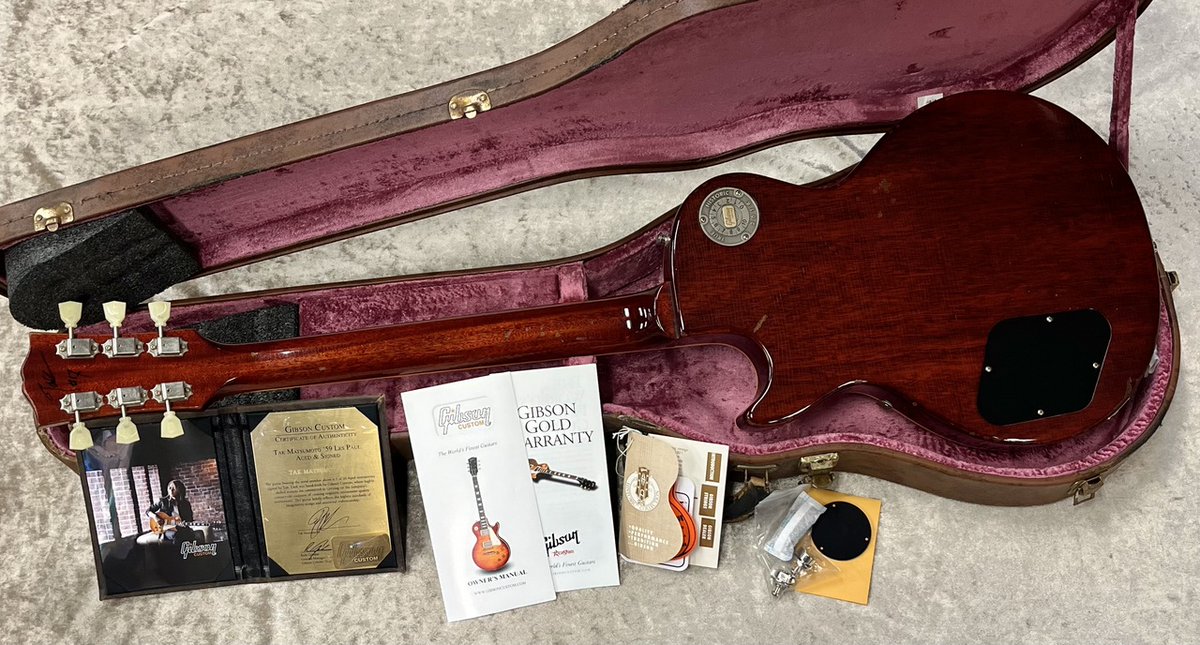 GCLUB_TOKYO's tweet image. 【2F新着品】
Gibson Custom Shop Tak Matsumoto 1959 Les Paul Standard Aged &amp;amp; Signed 2016年製USED

shop.kurosawagakki.com/items/2957582
digimart.net/cat01/shop35/D…

#gibsoncustomshop