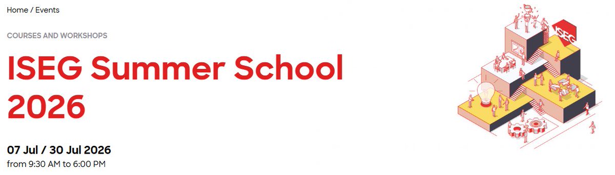 EconomicMisfit's tweet image. Join the ISEG @iseglisbon  Summer School 2026

1. Cities and Urbanization by Pierre-Philippe Combes , CNRS @CNRS (National Center for Scientific Research), France

2. Topics in Labor Economics by Prof. Christina Gathmann @GathmannCh , Director of Labor Market Department at the