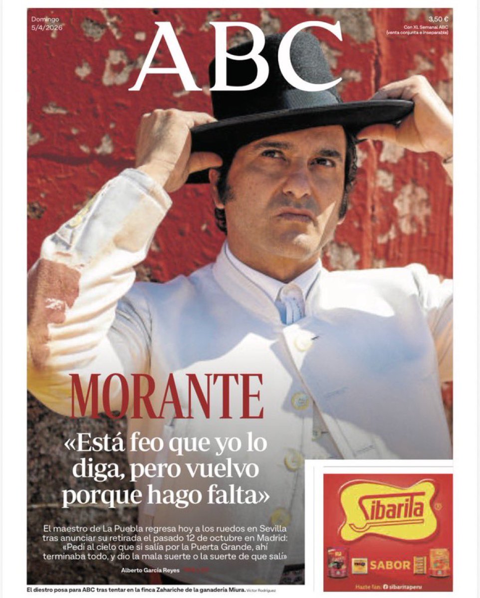 La portada de hoy. 2026 pero antes de Cristo!!!