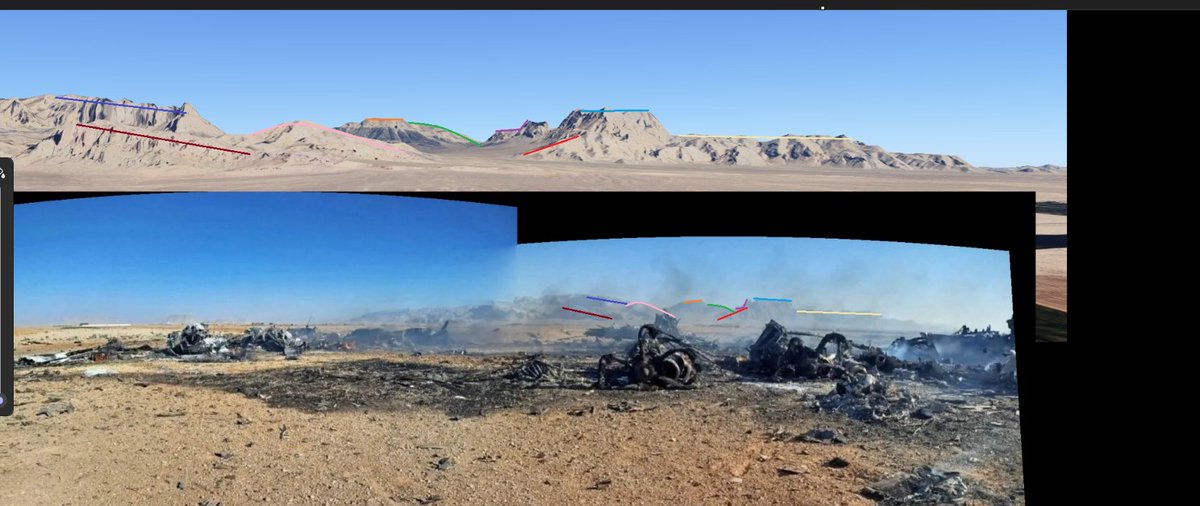 andynovy's tweet image. Estimated location of 2 hc/mc130 and 2 little birds south of Isfahan. 

est C: 32.258394, 51.901927
S:t.me/mehrnews/368255

h/t @acceladealer for the stitching and help with the geo

@GeoConfirmed @FaytuksNetwork