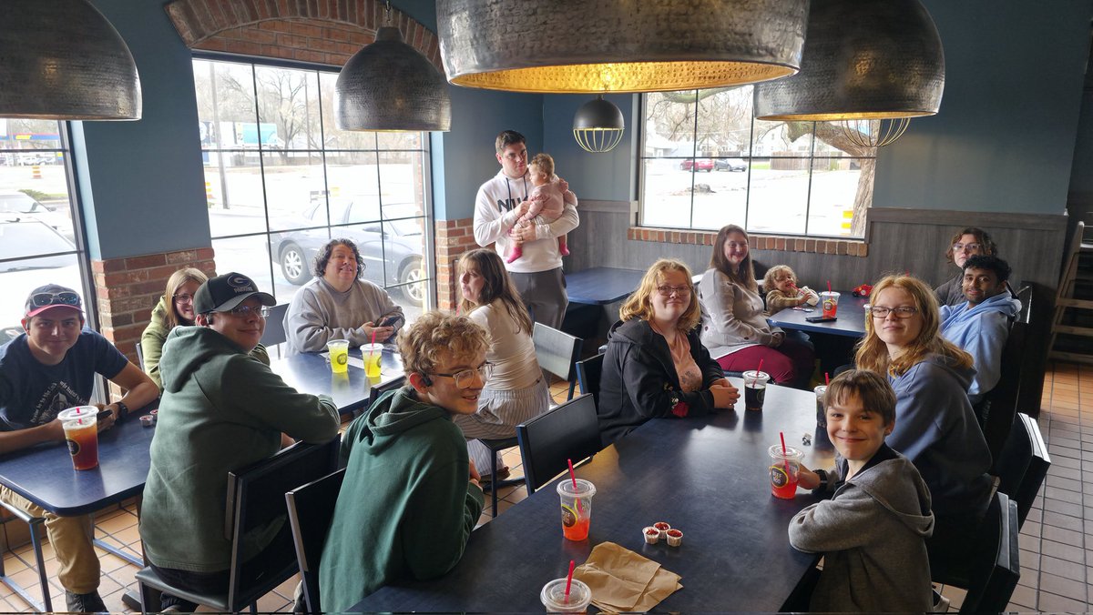 You didn't need a bus to make a fast food panic... (They did a great job taking care of us)