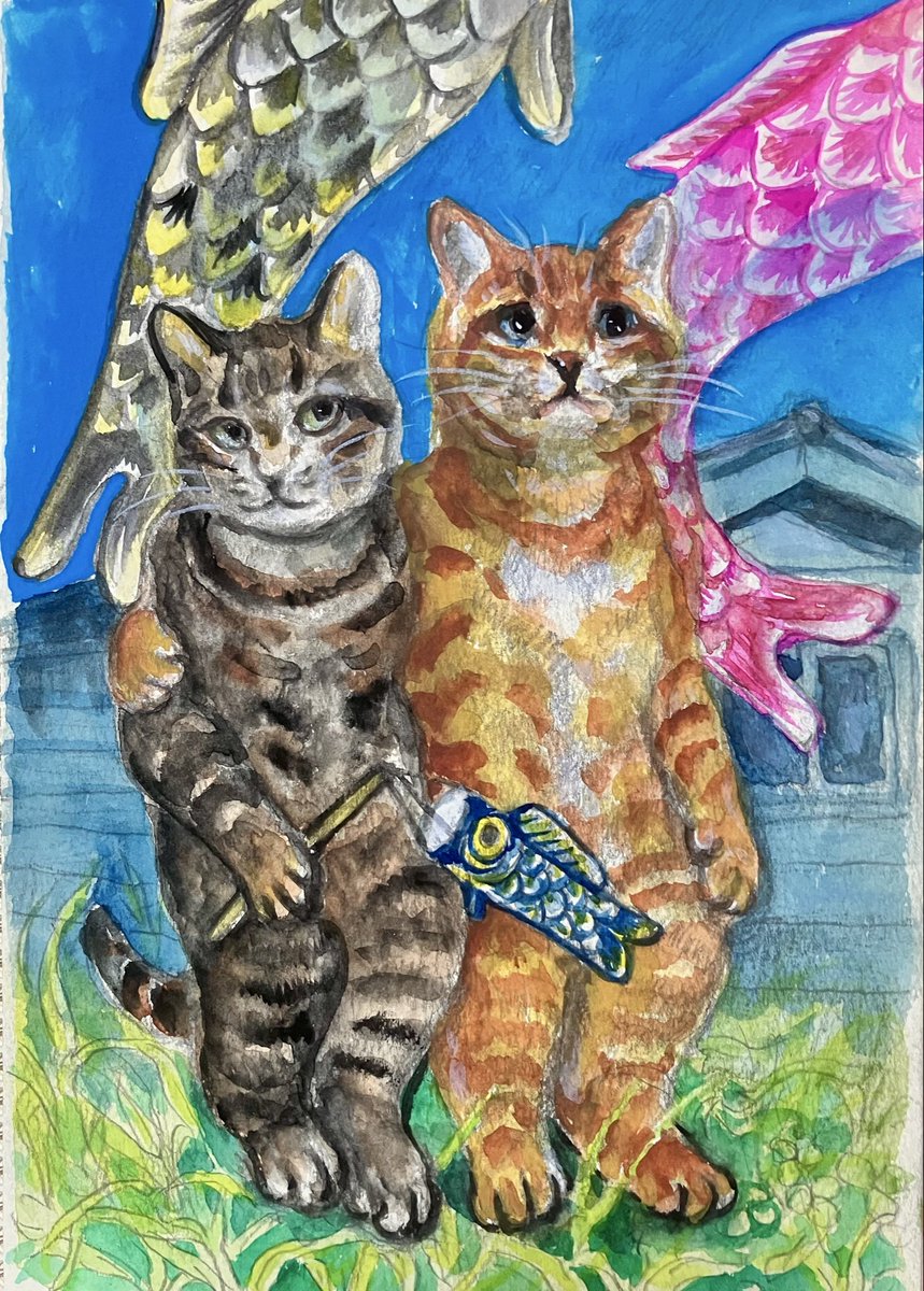 2年前のスケッチブックから。描き直したら念が薄らぐかな。洗練されているつもりでツラツラと描きながら　＃猫ちゃん　＃イラスト