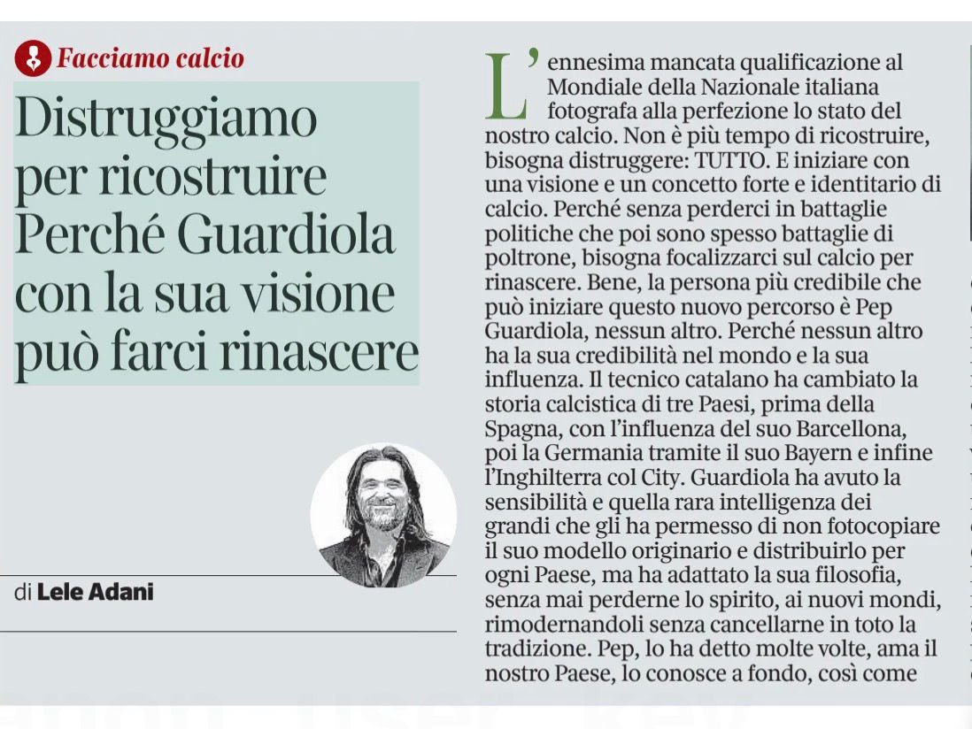 Daniele Adani tweet media