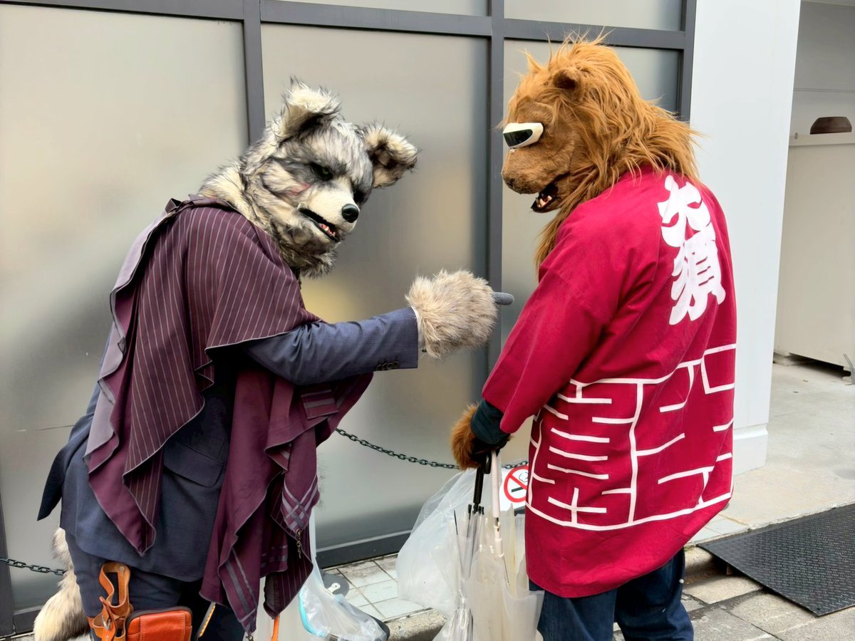 スーツウルフ🐺 仮装ゴミ拾いヒーロー tweet media