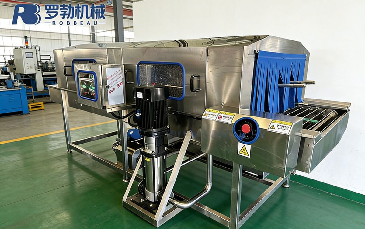 luobo_machinery's tweet image. Automated conveyorized washer for baskets, trays, and racks. Cleans, rinses, and dries in one continuous line. Efficient and hygienic.
#BasketWashing #WashingLine #FoodProcessing #ConveyorCleaner 
Whatsapp:+86 18363912299
Web:rbpot.com
Email:info@rbpot.com