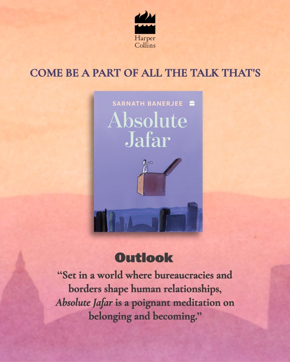 HarperCollinsIN's tweet photo. Sharp writing. Stunning art.
Absolute Jafar by Sarnath Banerjee is the kind of graphic storytelling everyone’s talking about—and for good reason.
#READWithHarperCollins #AbsoluteJafar #WhatPeopleAreSaying https://t.co/BHGmLXjzGW