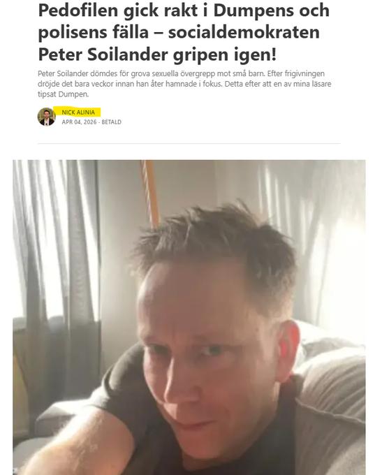 <a href="/laffan56/">Leif Larsson</a> Leif våga kritisera ditt parti nu då.