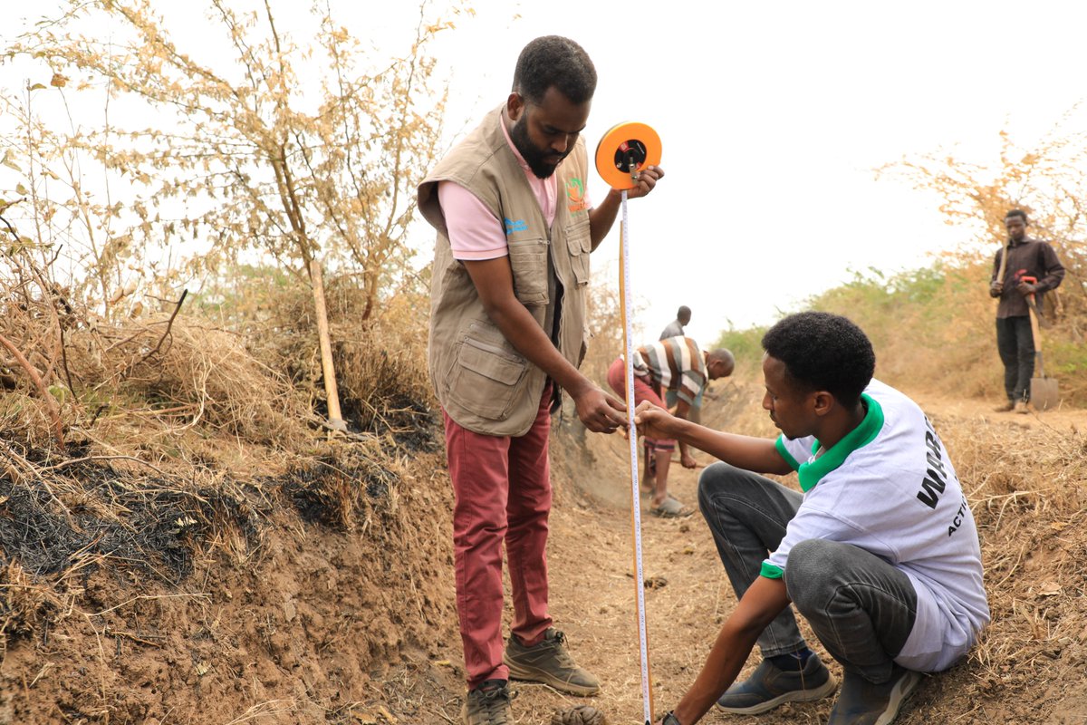 wardirelief's tweet photo. With support from @actionmedeor x @BMZ_Bund, @wardirelief has rehabilitated irrigation canals in 6 villages in Jowhar through a CfW framework. Over 200 workers cleared silt blocking canals to restore reliable access to water from the Shabelle River for farming activities. #PoWEr https://t.co/Ier9NQZZFU
