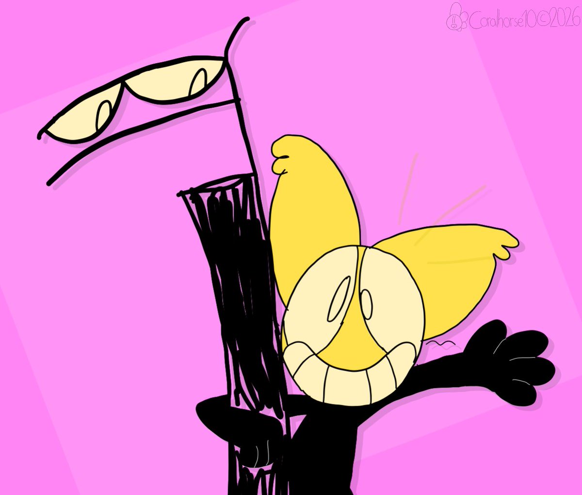 Coralhorse10's tweet photo. yellow cat and stick guy
#PlinkoandMark https://t.co/kqzllgoAyW