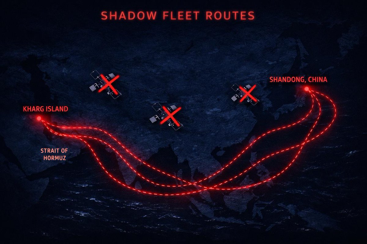 🚨 Do you understand what China just figured out before everyone else..

while the West was busy sanctioning Iranian oil.. Beijing did something nobody expected: they built an ENTIRE shadow fleet to keep buying it..

> Chinese "teapot" refineries are the largest buyers of Iranian
