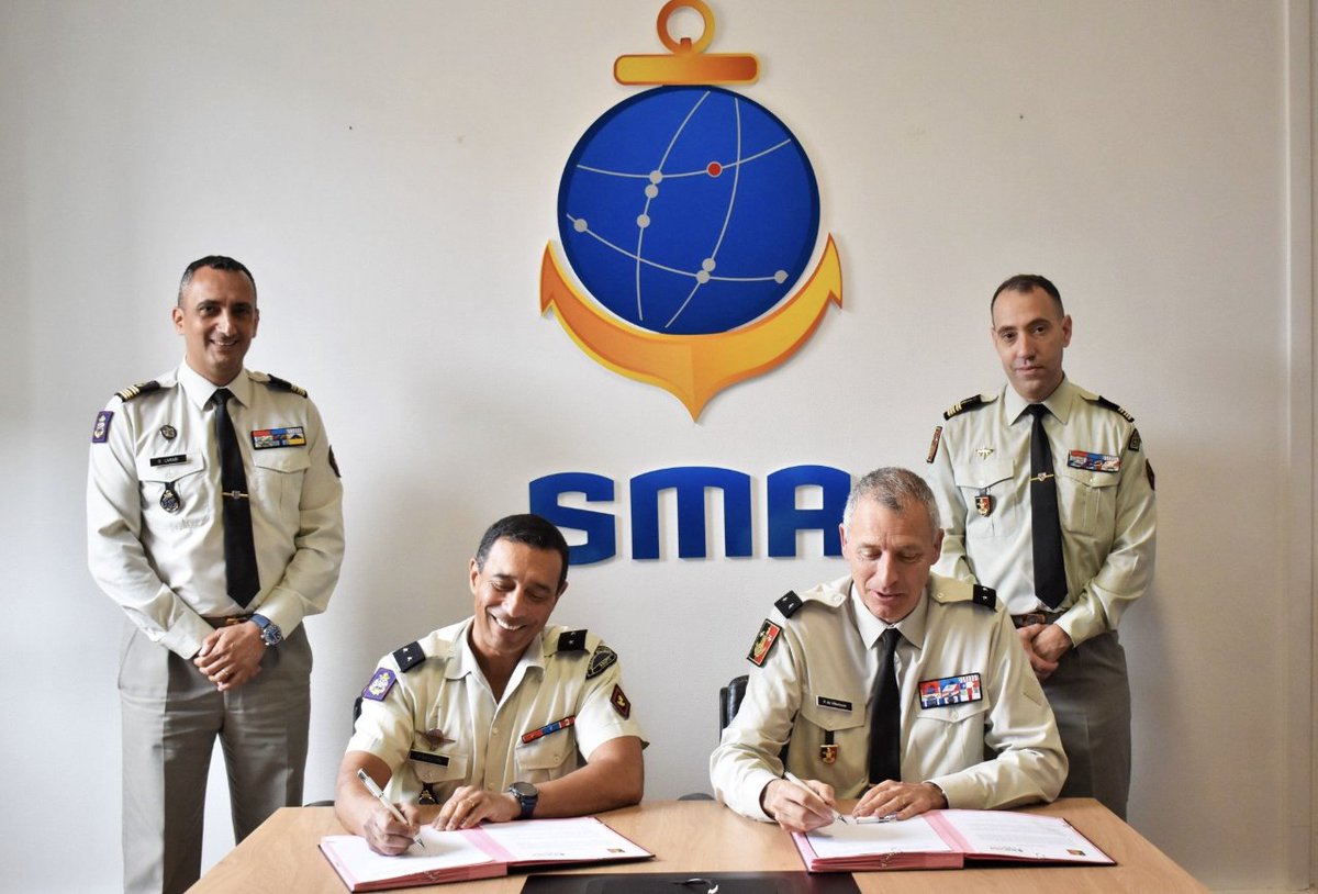 outremers360's tweet image. Le #ServiceMilitaireAdapté et la Brigade des Militaires de la #SécuritéCivile renforcent leur #coopération

➡️outremers360.com/bassin-atlanti…

➡️ Le Service militaire adapté (SMA) et la Brigade des Militaires de la Sécurité Civile (BMSC) ont officialisé le renforcement de leur