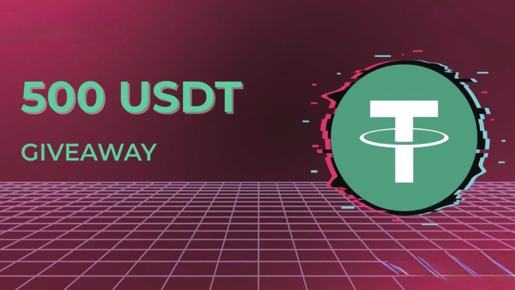 0xDezzle's tweet photo. $500 in $USDT giveaway   

- Follow 👉 @0xDezzle

- Retweet... 

 $25 would be sent to 20 winners. https://t.co/TzethECgsO