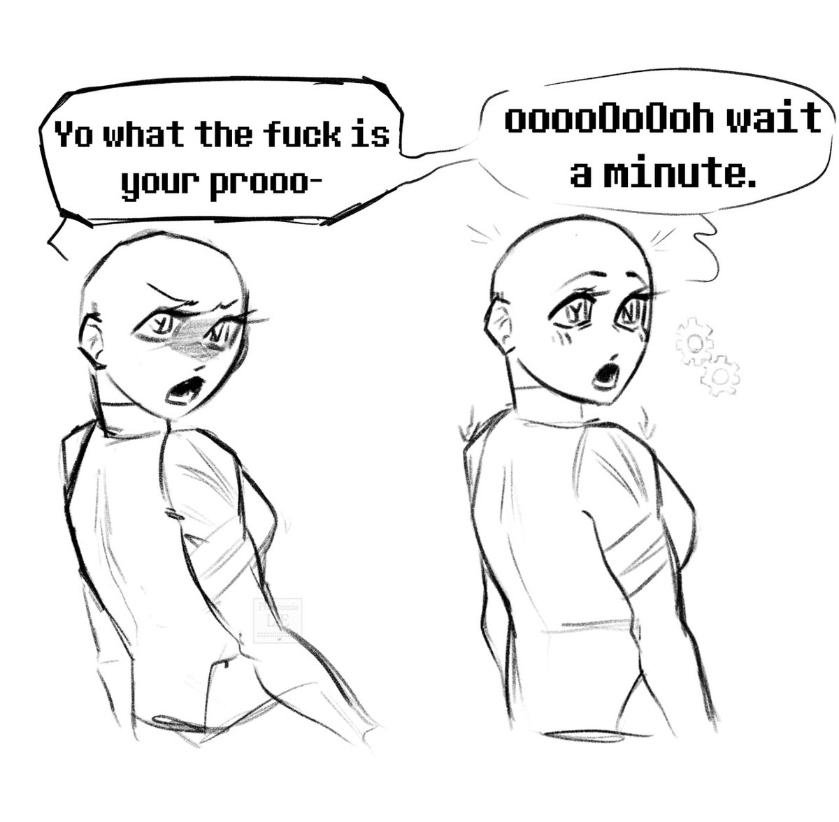 PhantomiaLie's tweet photo. That’s not how you flirt but ok

#HorrorSans #Undertale #UndertaleAus https://t.co/2q99y1pyt8