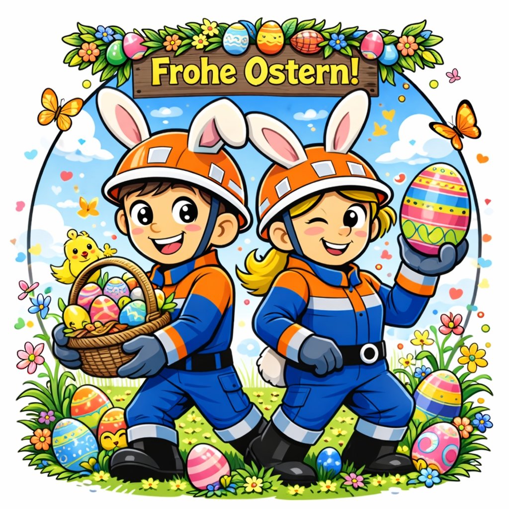 jflb24's tweet photo. Die Jugendfeuerwehr Bübingen wünscht euch allen ein frohes Osterfest. https://t.co/ZQ2Y6C4aGX