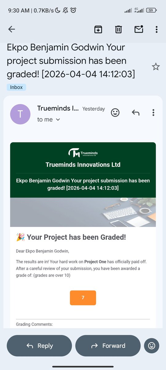 Godweeno's tweet photo. When I began learning #backend, I initially doubted if I could pull it off.

Today, I’m pleased to share that my internship project has been graded 7/10.

I sincerely appreciate @blockfuselabs for the guidance, support, and structured learning environment that made this possible. https://t.co/5nvvwQhlGW
