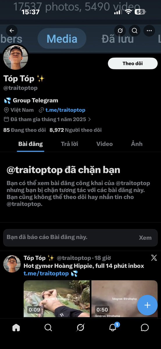 ChieuLucas's tweet photo. Nó chặn mình rồi , nó lừa cũng nhiều người lắm rồi https://t.co/Dv3wX10rzK