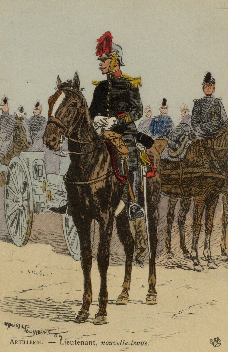 l10475_louis's tweet photo. French Artillery Uniforms Illustrations by Maurice Toussaint, 1910s
🧵1/2 https://t.co/JbxVx8I7O7