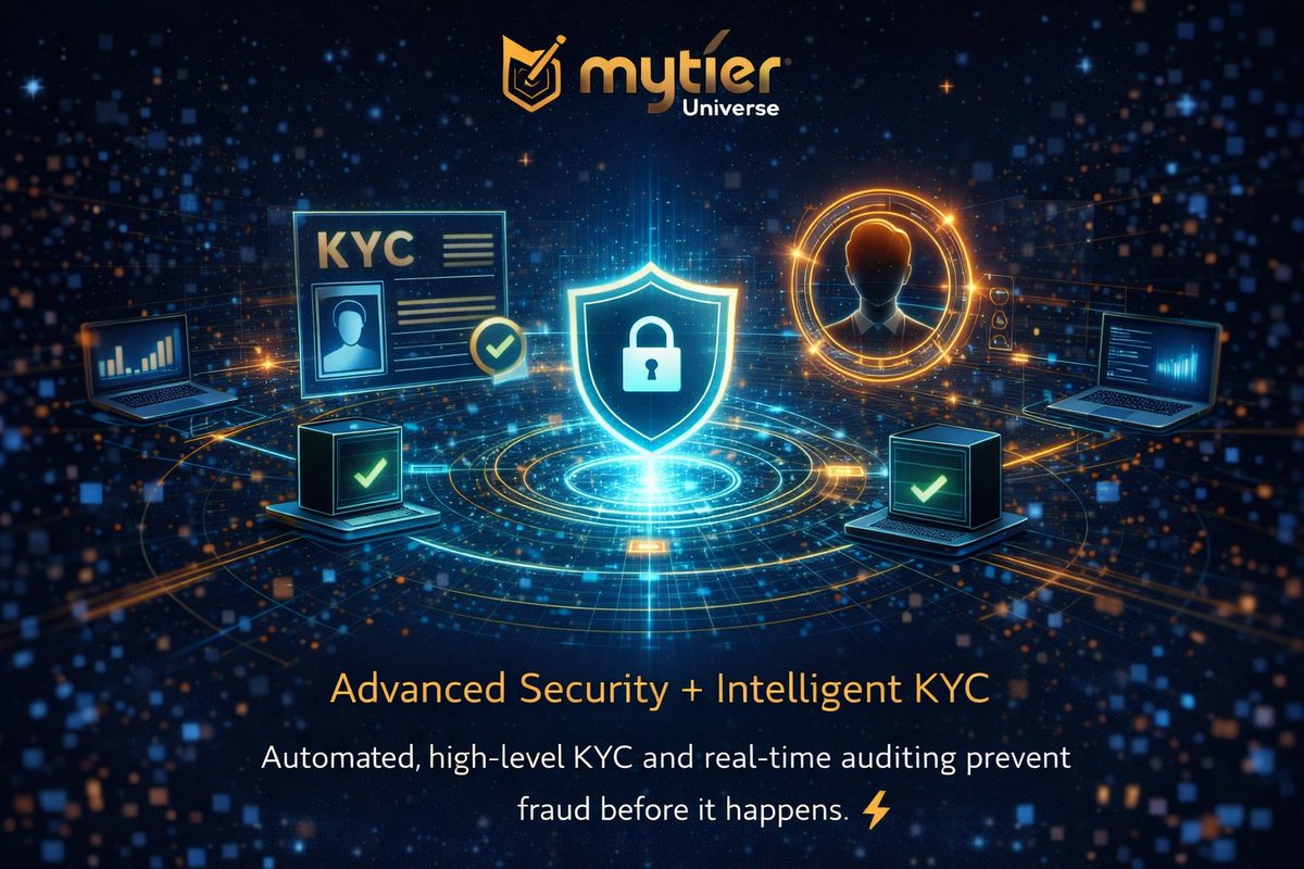 an58863's tweet photo. Advanced Security + Intelligent KYC
Security without accountability is incomplete.
Automated, high-level KYC 
Real-time auditing systems
Fraud prevention before it happens
@Mytier_official

#Mytier #MytierUniverse #PQC #PQCTesnet https://t.co/anAb4pwFWR