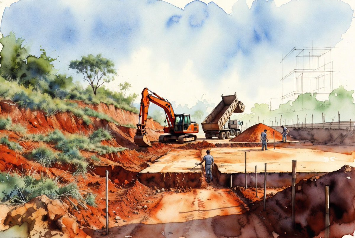 Arch_KAB_JL_GAH's tweet image. 🏗️👷🏽‍♂️🇬🇭 What do you call the step before the #implantation (layout) when you want to build your #building on a new plot of land ? And what’s a #foundation #bed ? Where you sleep 🛏️ and wait for the bankers 💸? 😁.

🏗️👷🏽‍♂️🇨🇮 Comment appelle-t-on l’étape qui précède celle de