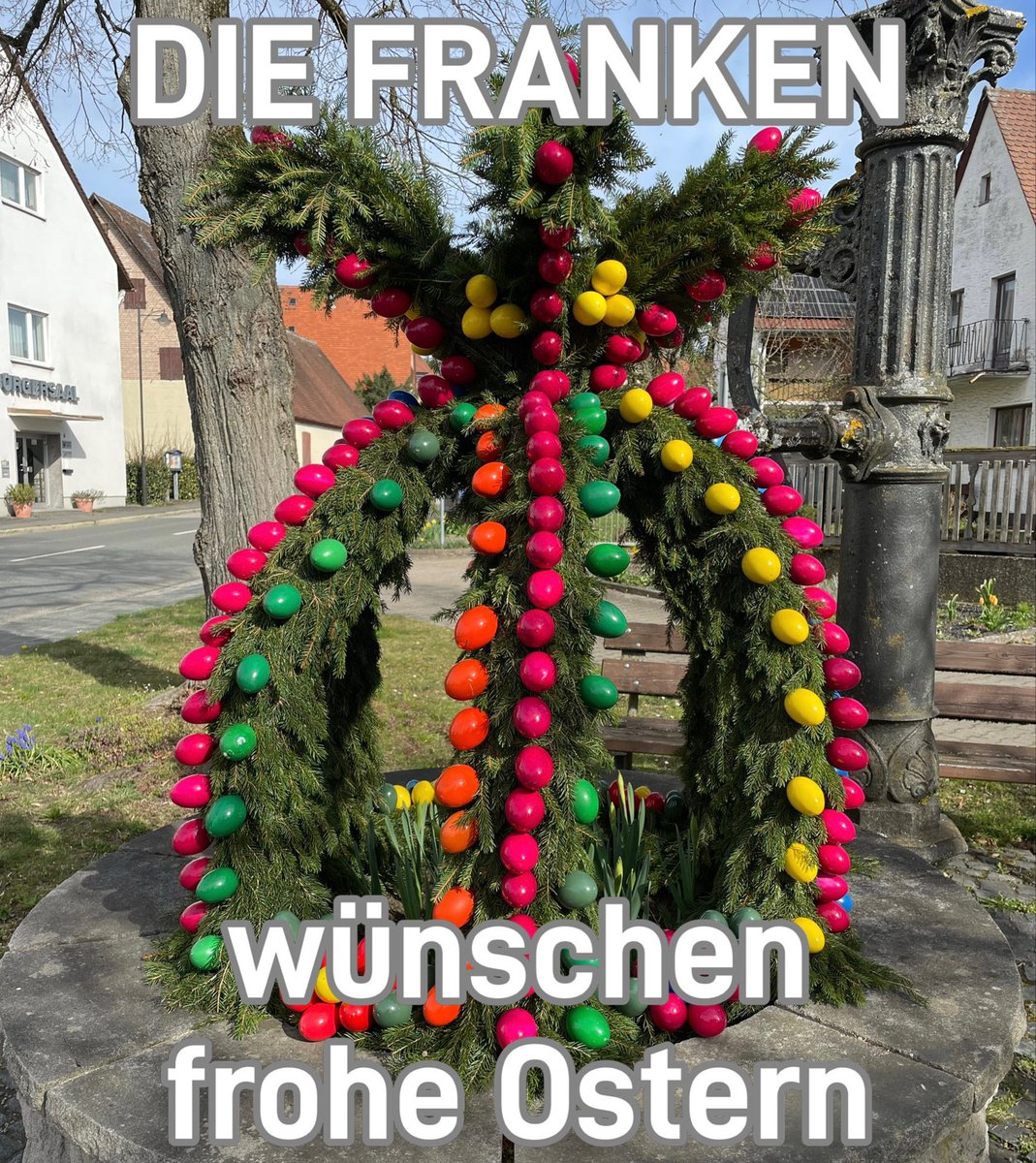 die_franken's tweet photo. Die Partei für Franken wünscht ein gesegnetes Osterfest #froheostern 🐣🐇 https://t.co/pOAwoR92W0