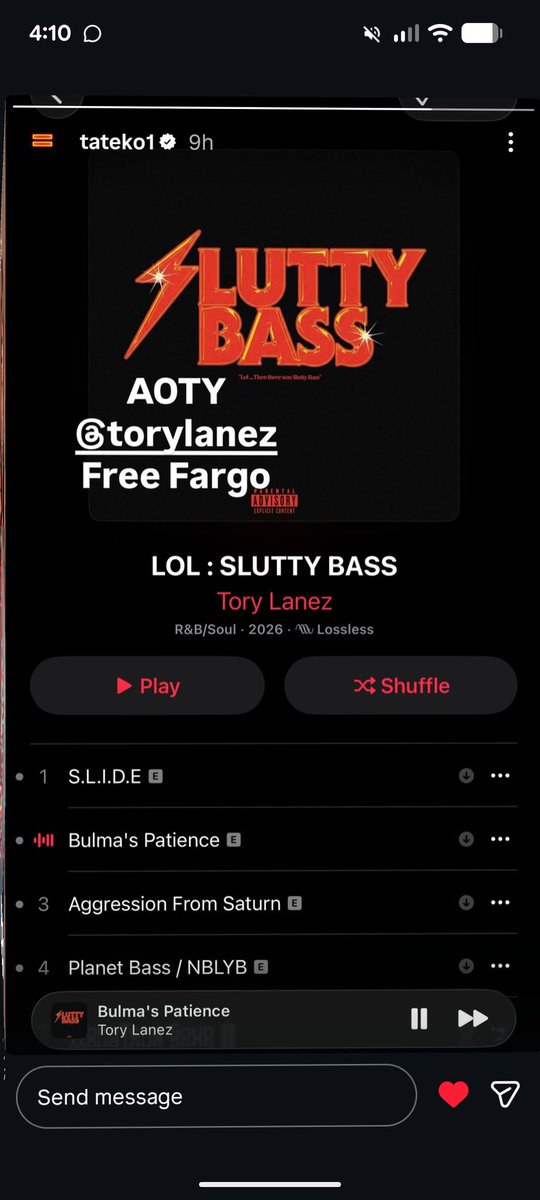 inforit8's tweet image. yes🙏🏽 @1buttnaked always showin' love 🟰 
crashers y umbrellas

#SLUTTYBASS 🔊🫦💦
#AOTY 💿🏆
#FREEFARGO 
#FREETORYLANEZ ⛓️‍💥
#FREELUCKYSUNSHINE 🦾
#FREEDACRASHERS 

▶️ SLUTTY BASS on YouTube 🔊 
youtube.com/@torylanez?si=…

▶️SLUTTY BASS on Spotify 🔊🔊 
open.spotify.com/album/4kADGUOh…