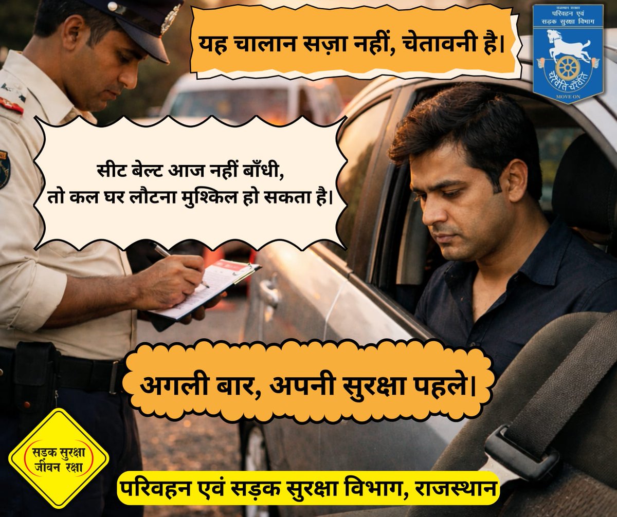 State Road Safety Cell, Rajasthan tweet media